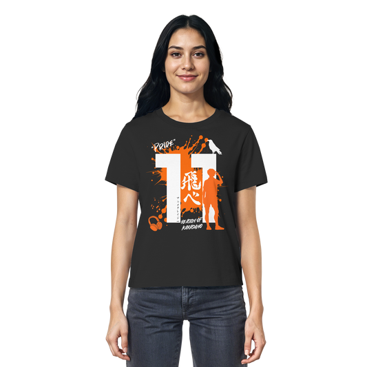 "Pride" Front Black Women Organic Shirt