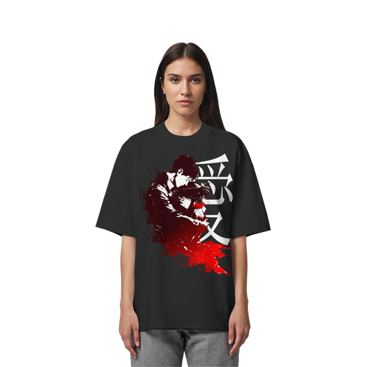 "Bound by Fate" Front Organic Oversized Shirt