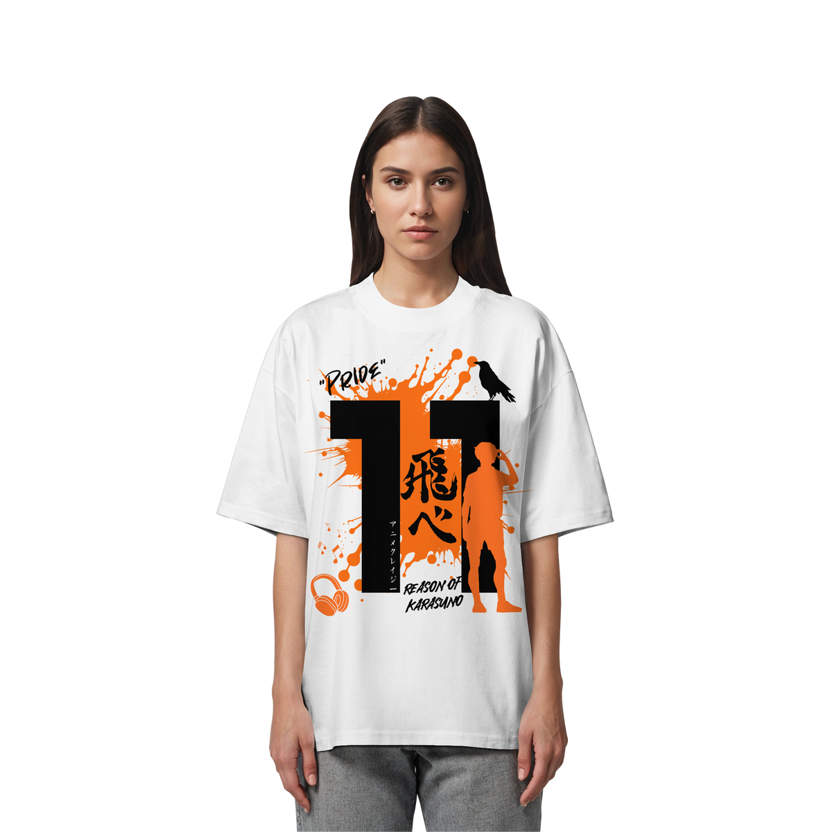 "Pride" Front Organic Oversize Shirt