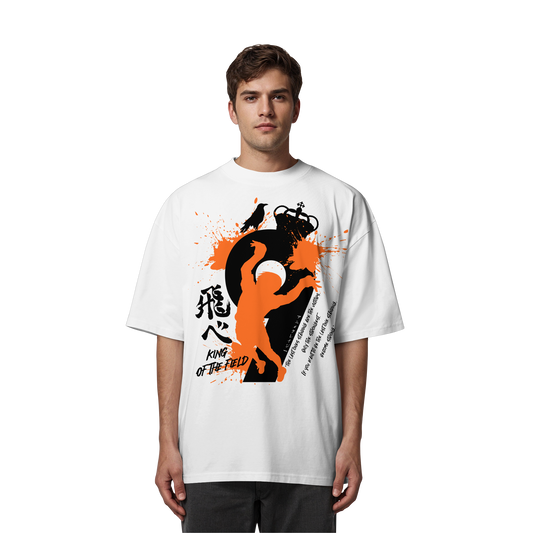 "King Of The Field 2.0" Front Organic Oversize Shirt