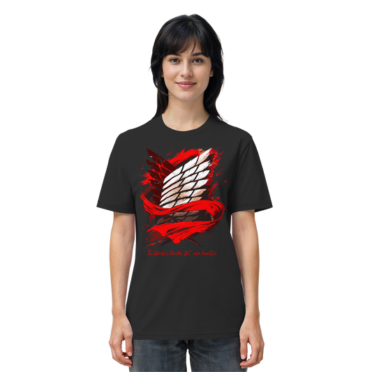 "Verbundenheit" Front Organic Regular Shirt