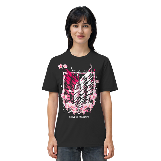 "Petals of Liberation“ Front Organic Regular Shirt