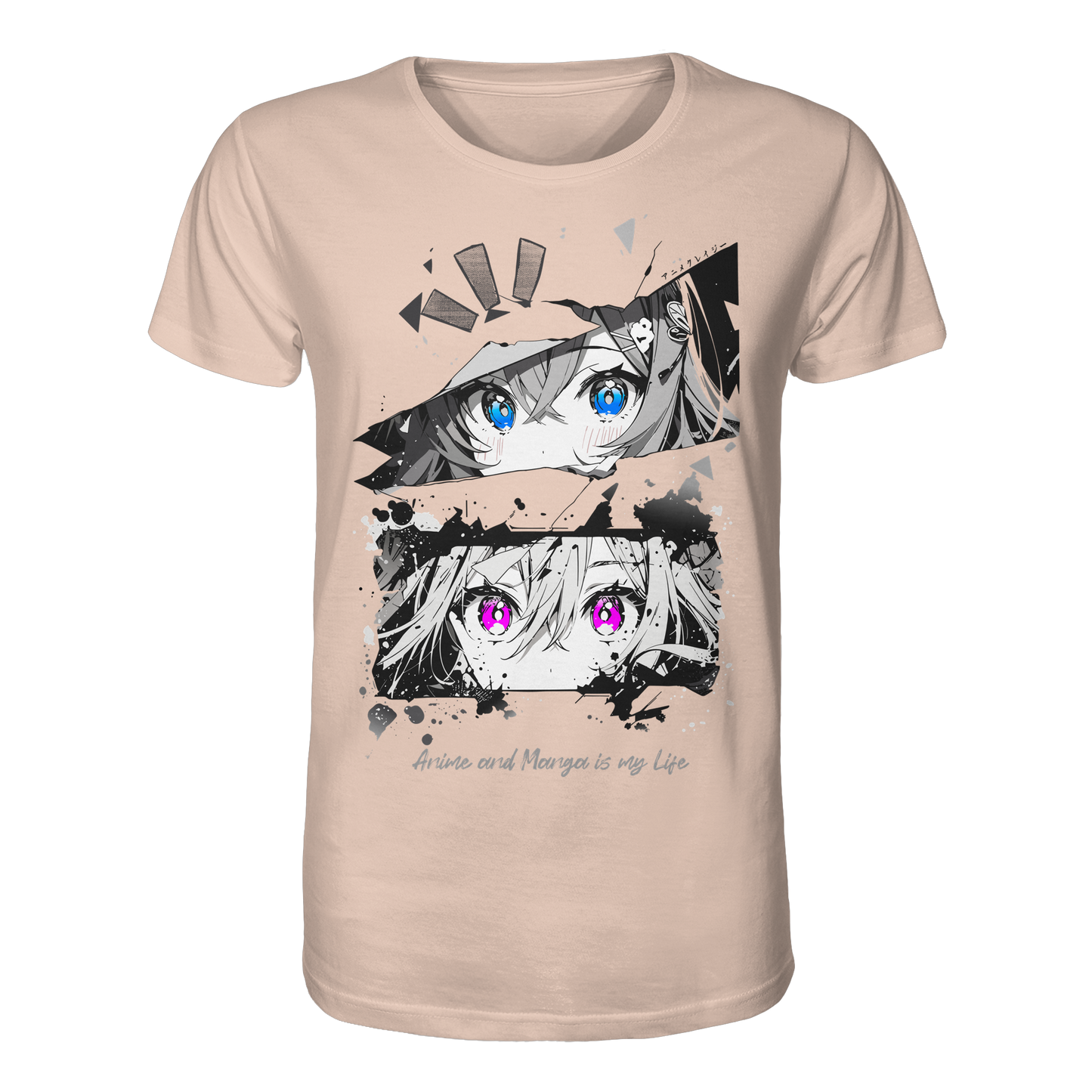 "Anime Eyes" Front - Organic Shirt