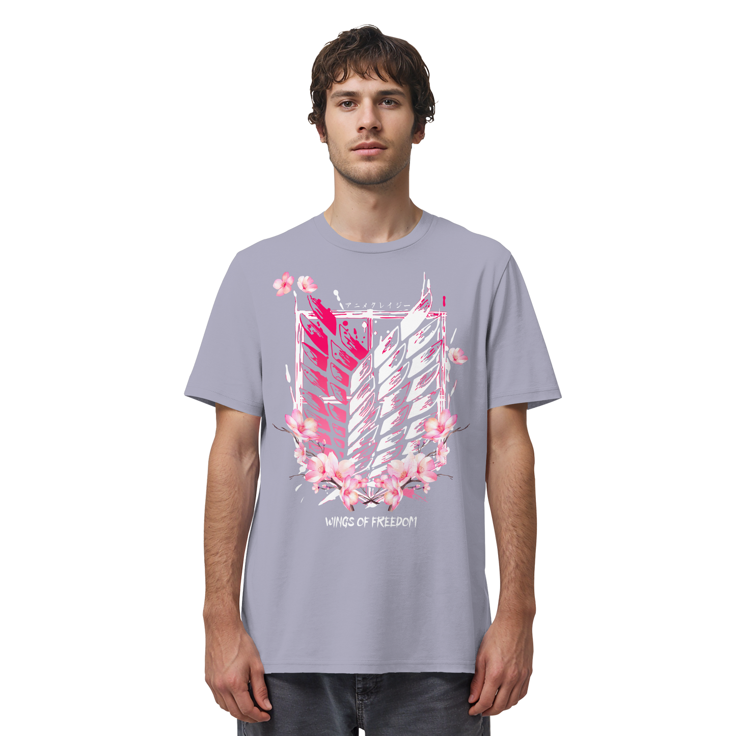 "Petals of Liberation“ Front Organic Regular Shirt
