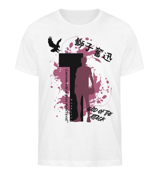 "God Of The Attack" Front Unisex Organic Shirt