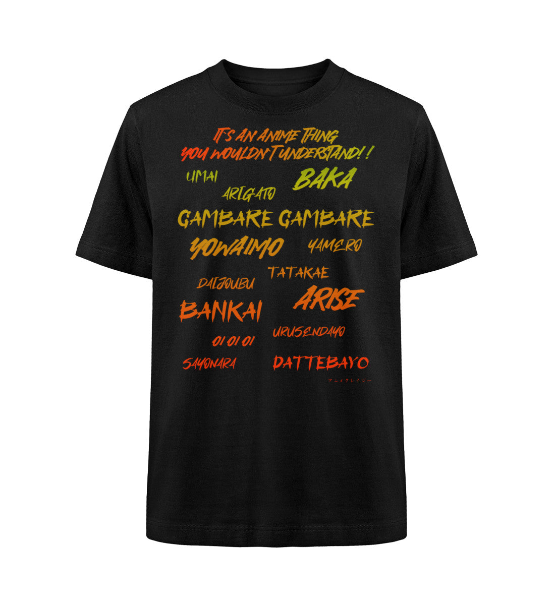 "It`s an Anime Thing" Organic Heavy Oversized T-Shirt