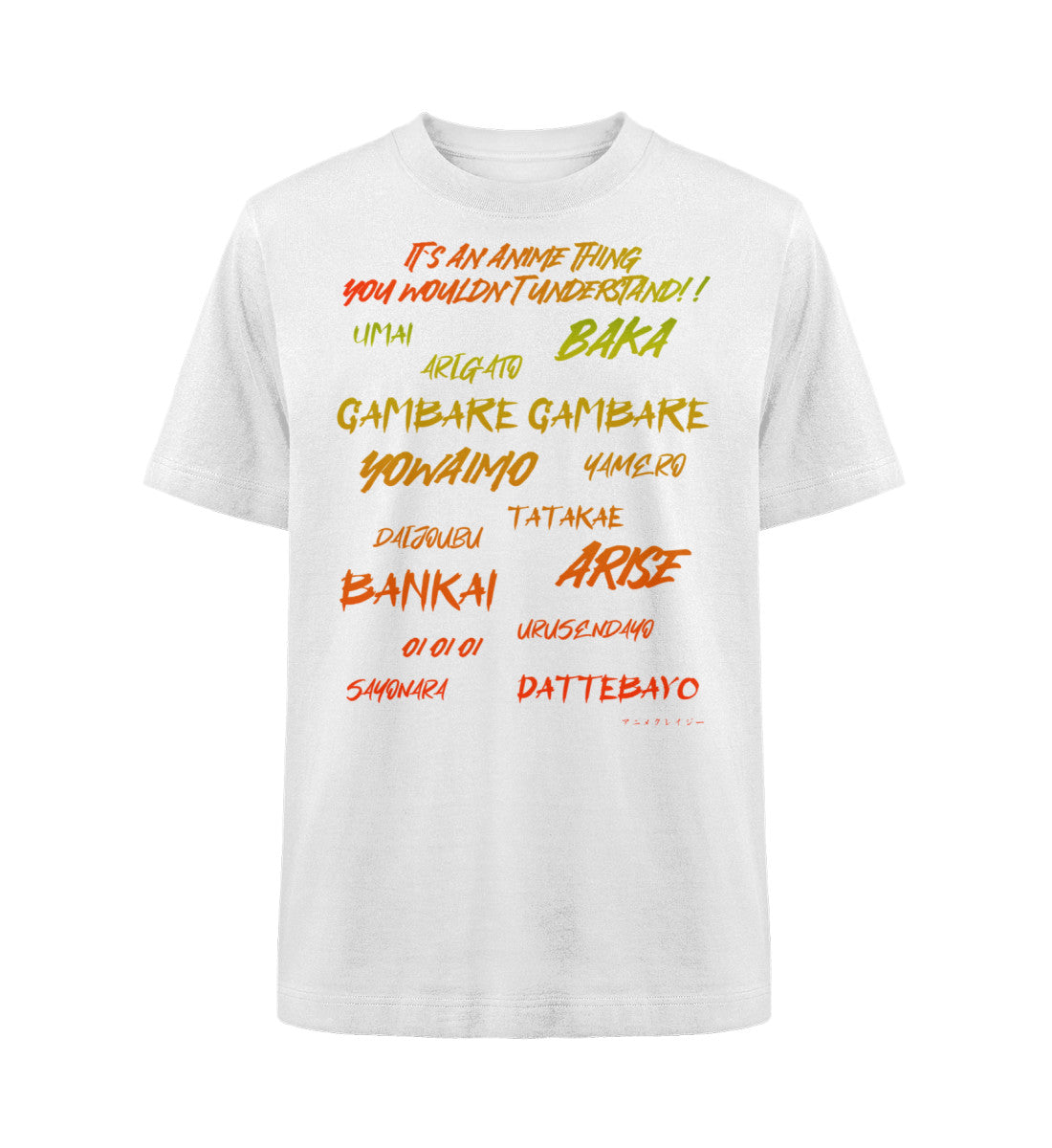 "It`s an Anime Thing" Organic Heavy Oversized T-Shirt