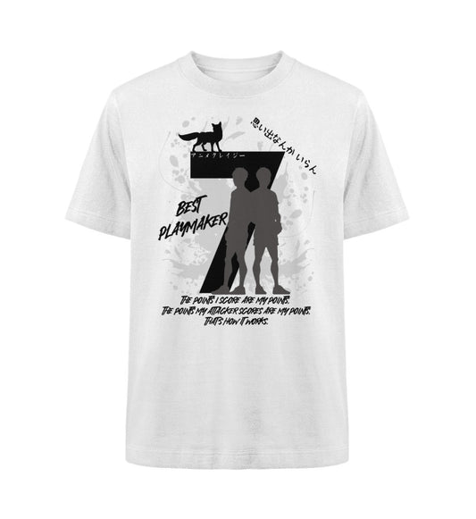 "Best Playmaker" Front Organic Heavy Oversized T-Shirt