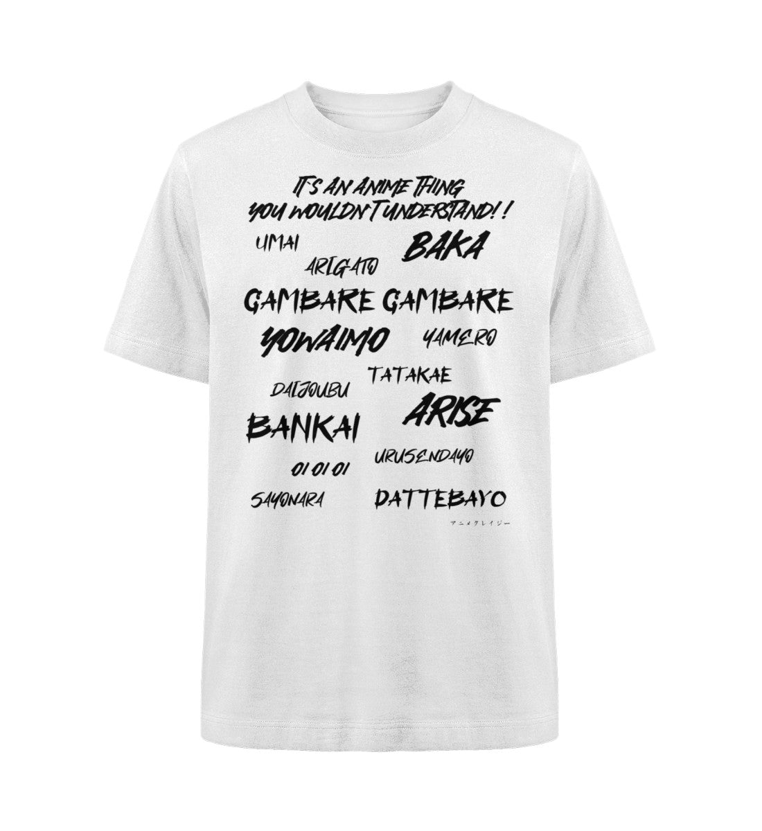 "It`s an Anime Thing" Organic Heavy Oversized T-Shirt