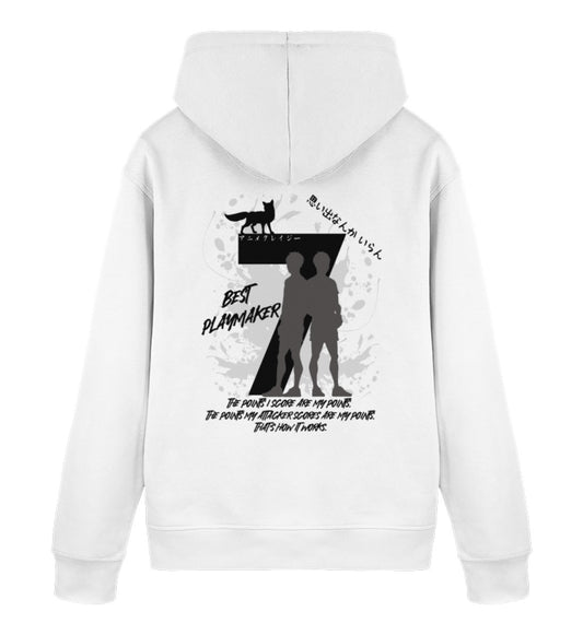 "Best Playmaker" Back Unisex Organic Hoodie