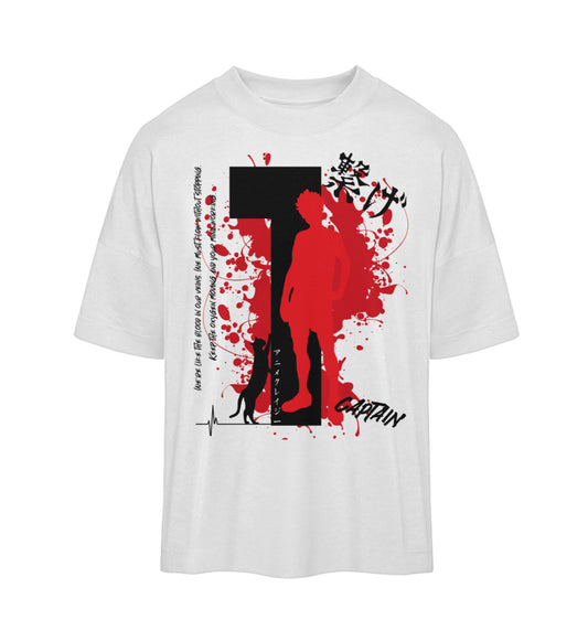 "Captain" Front Organic Oversized Shirt