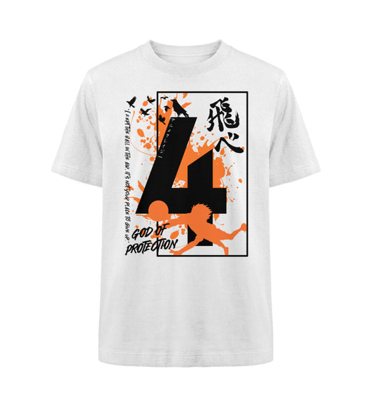 "God Of Protection" Front Organic Heavy Oversized T-Shirt