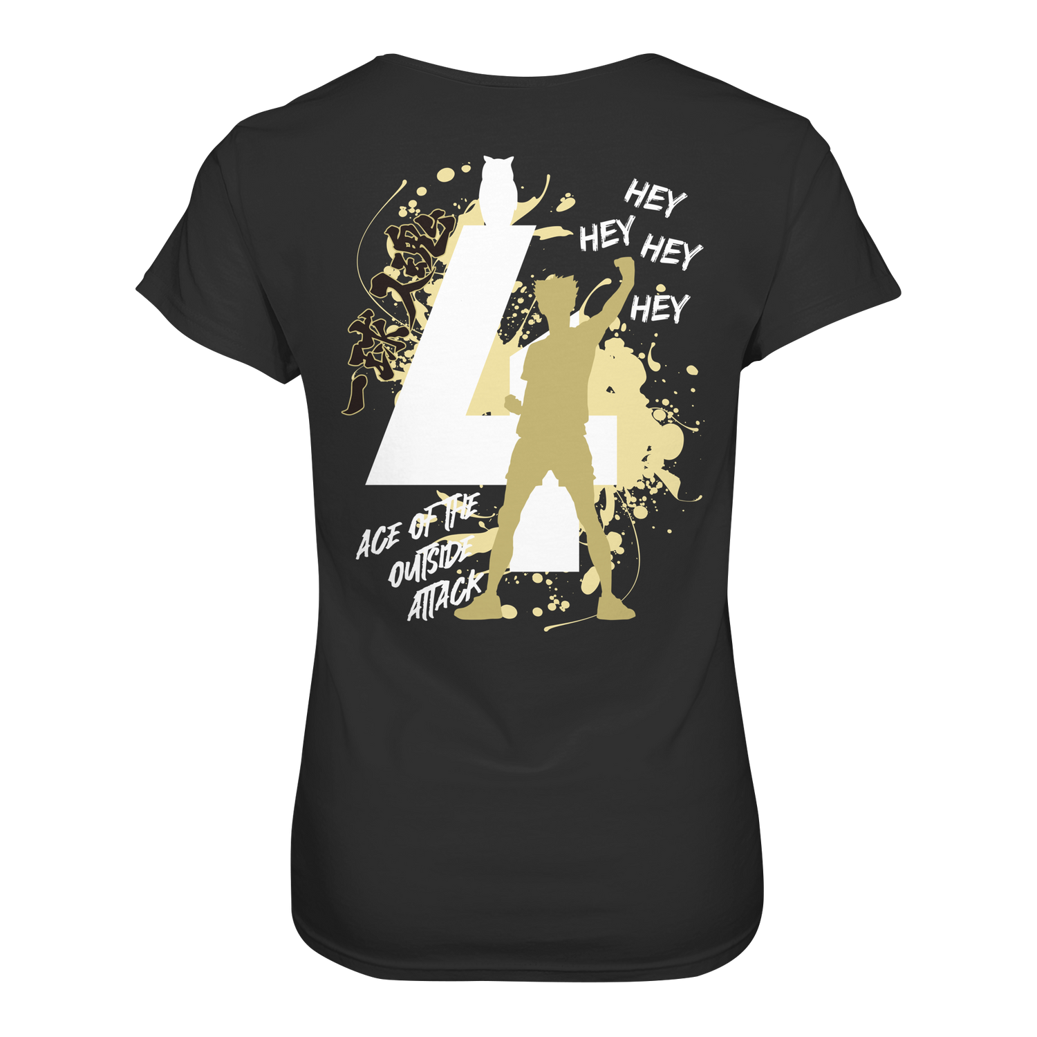 The Crow`s Ascent Back Black Damen Shirt