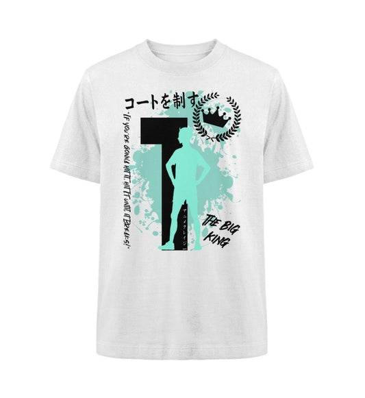 "The Big King" Front Organic Heavy Oversized T-Shirt