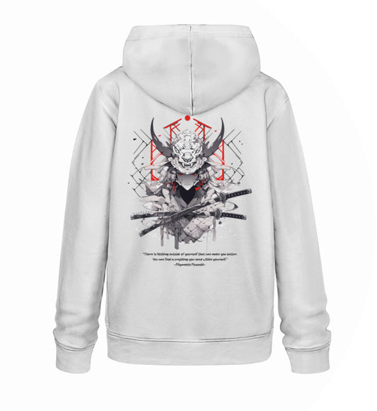 "Miyamoto Musashi" Samurai  - Unisex Organic Hoodie