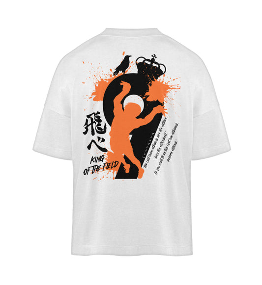 "King Of The Field 2.0" Back Organic Oversized Shirt
