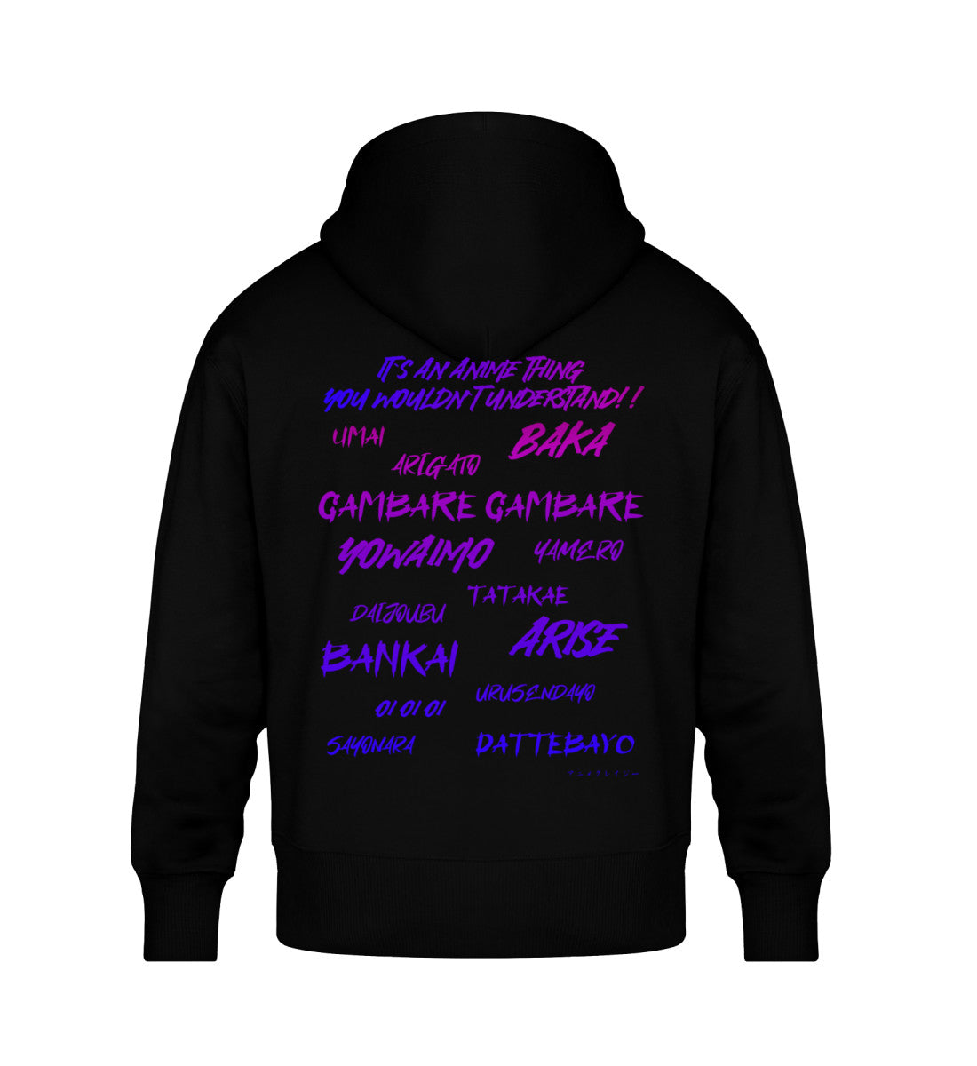 "It`s an Anime Thing" Organic Oversized Hoodie