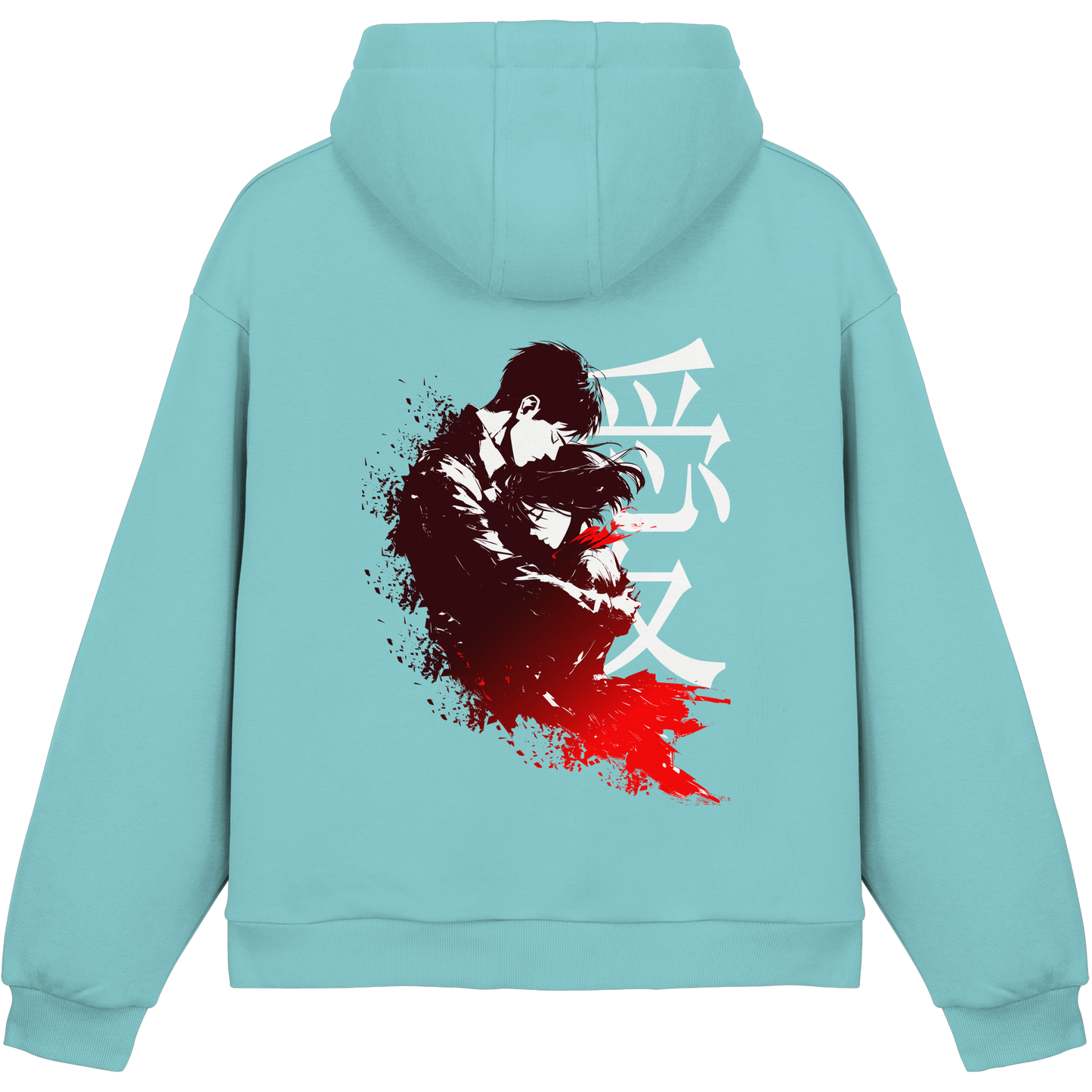 "Bound by Fate" Back Fluffy Boxcut Hoodie