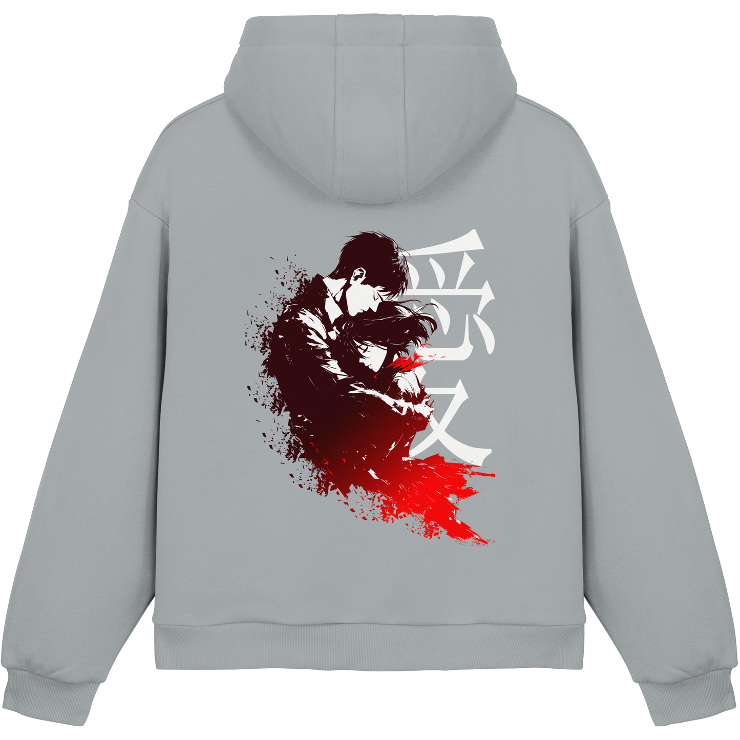 "Bound by Fate" Back Fluffy Boxcut Hoodie