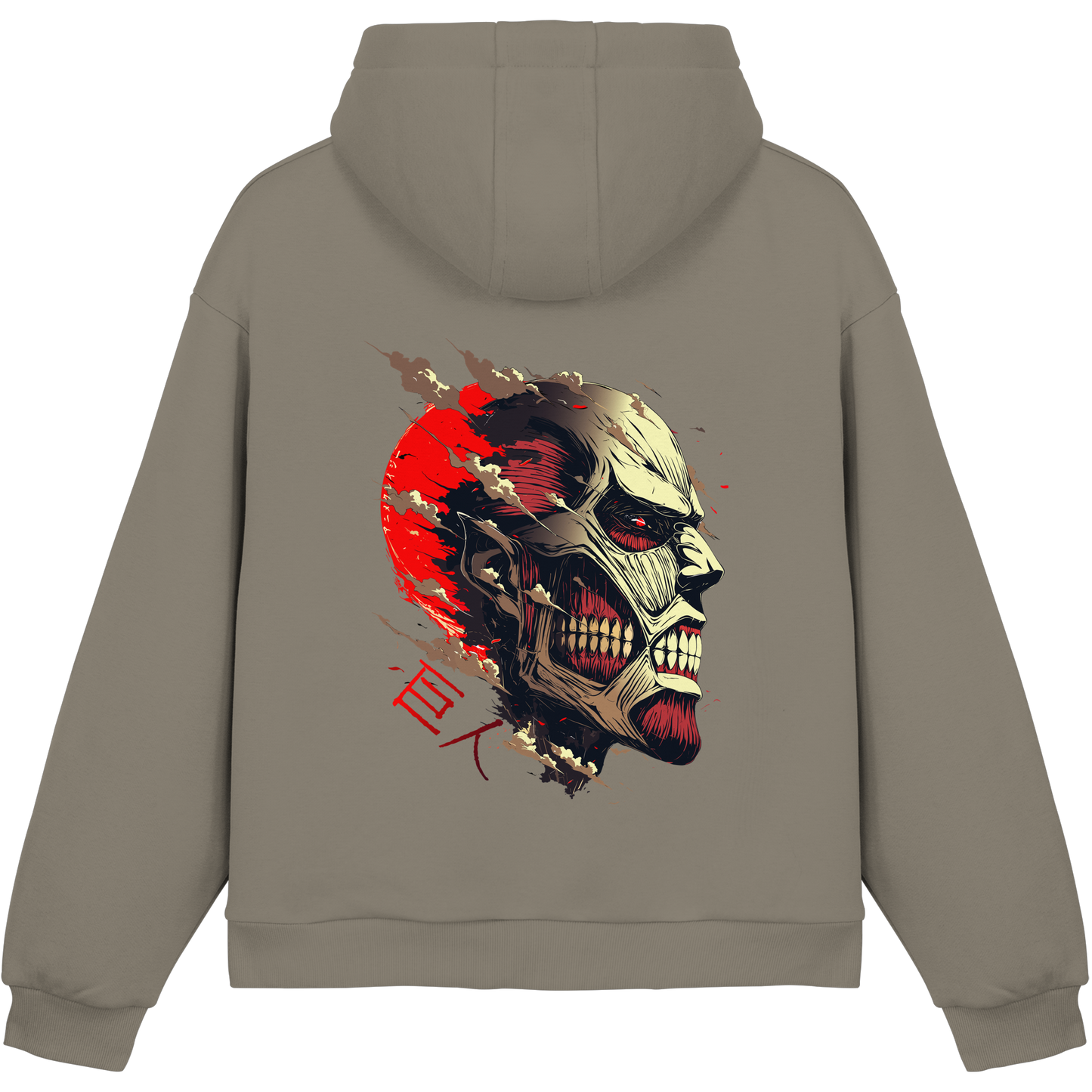 "Titan" Back Fluffy Boxcut Hoodie
