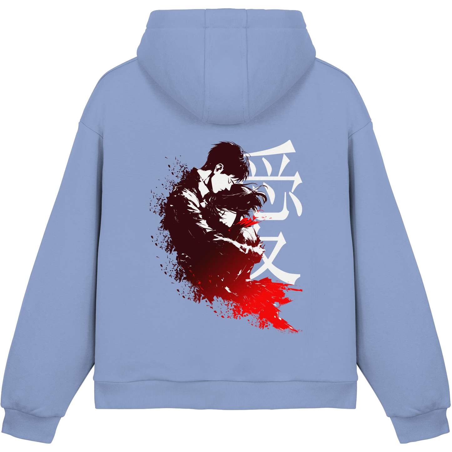 "Bound by Fate" Back Fluffy Boxcut Hoodie