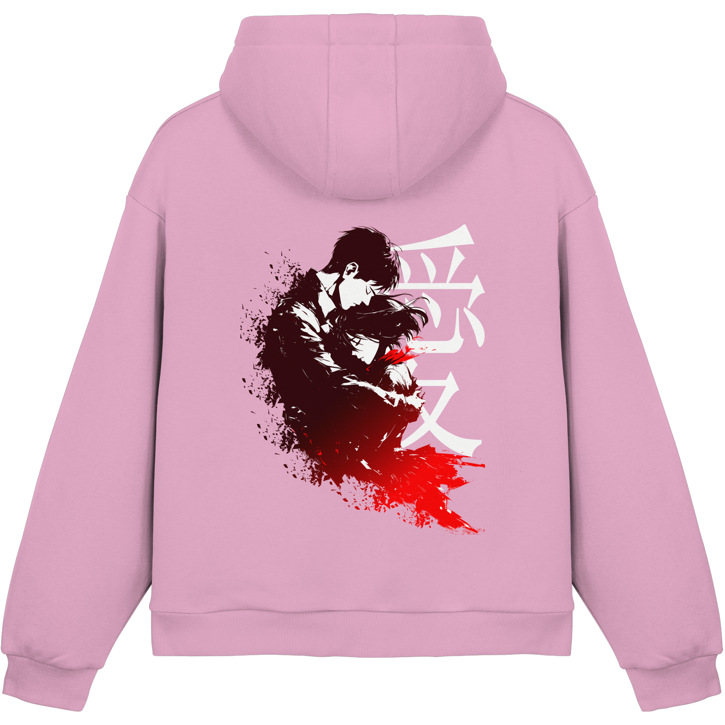 "Bound by Fate" Back Fluffy Boxcut Hoodie
