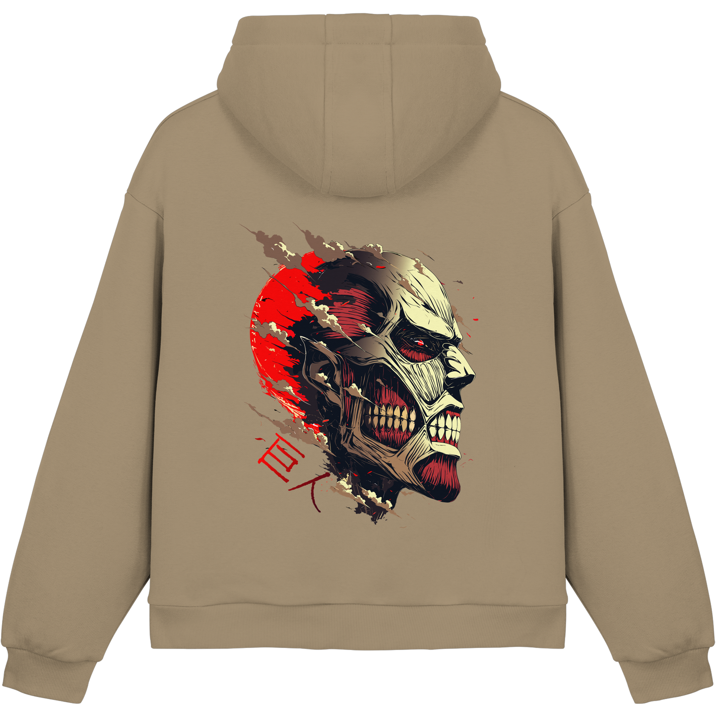 "Titan" Back Fluffy Boxcut Hoodie