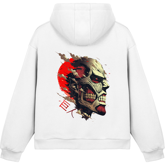 "Titan" Back Fluffy Boxcut Hoodie