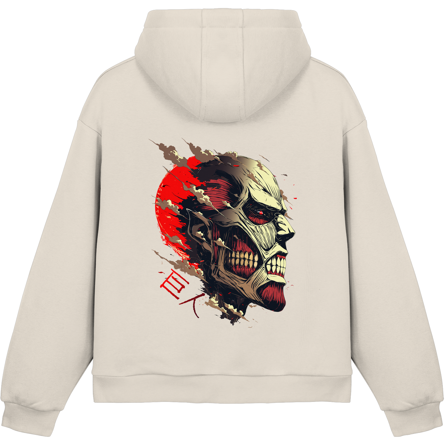 "Titan" Back Fluffy Boxcut Hoodie