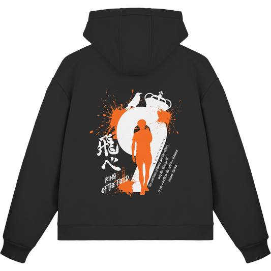 "King Of The Field" Black Fluffy Boxcut Zipper