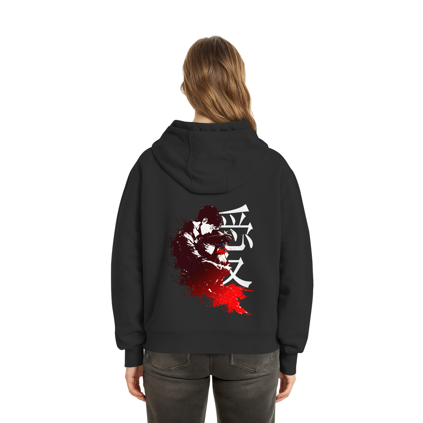 "Bound by Fate" Back Fluffy Boxcut Zipper