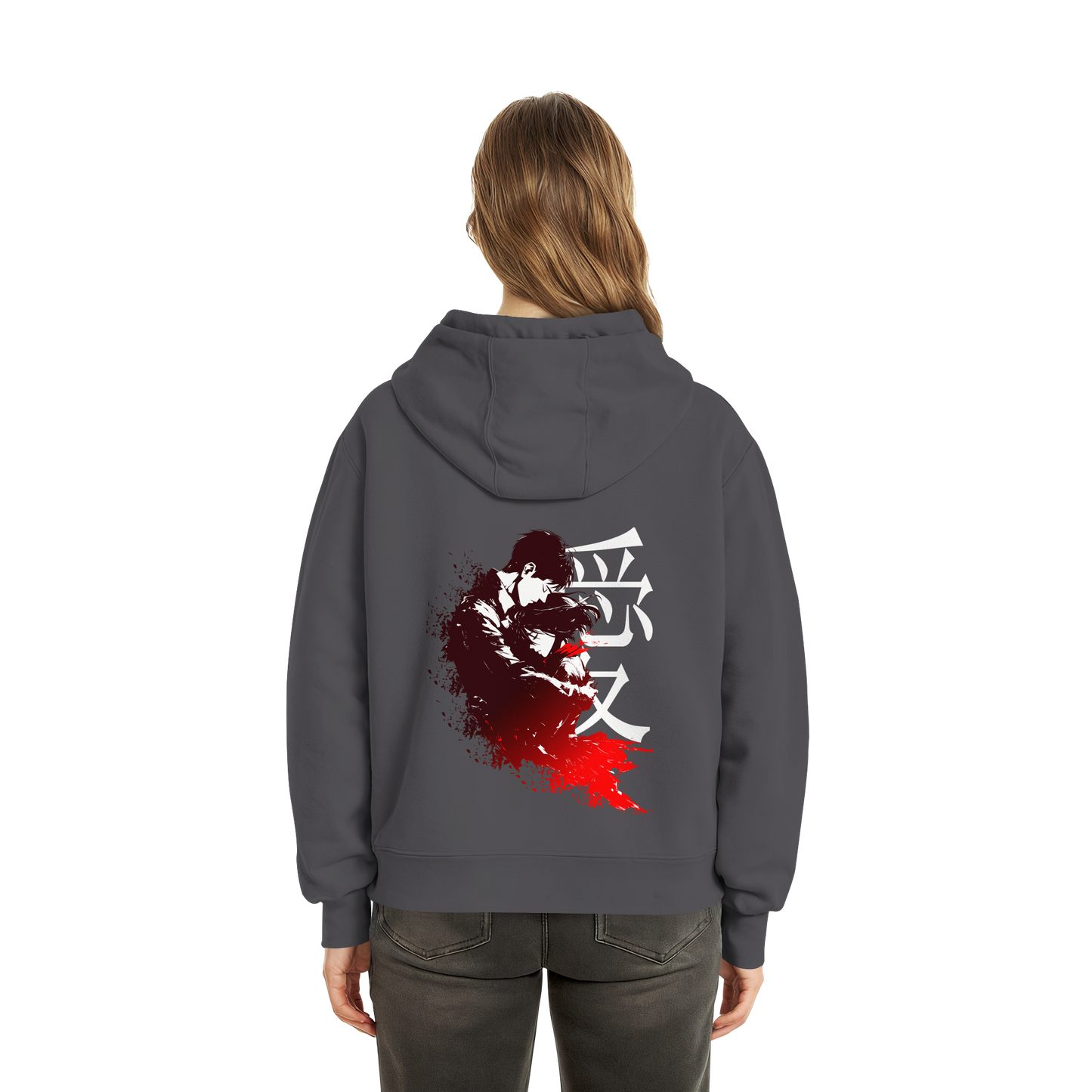 "Bound by Fate" Back Fluffy Boxcut Zipper