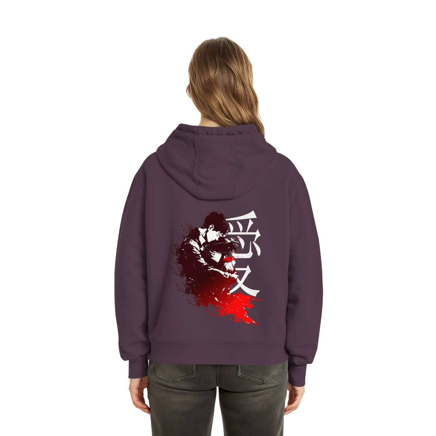 "Bound by Fate" Back Fluffy Boxcut Zipper