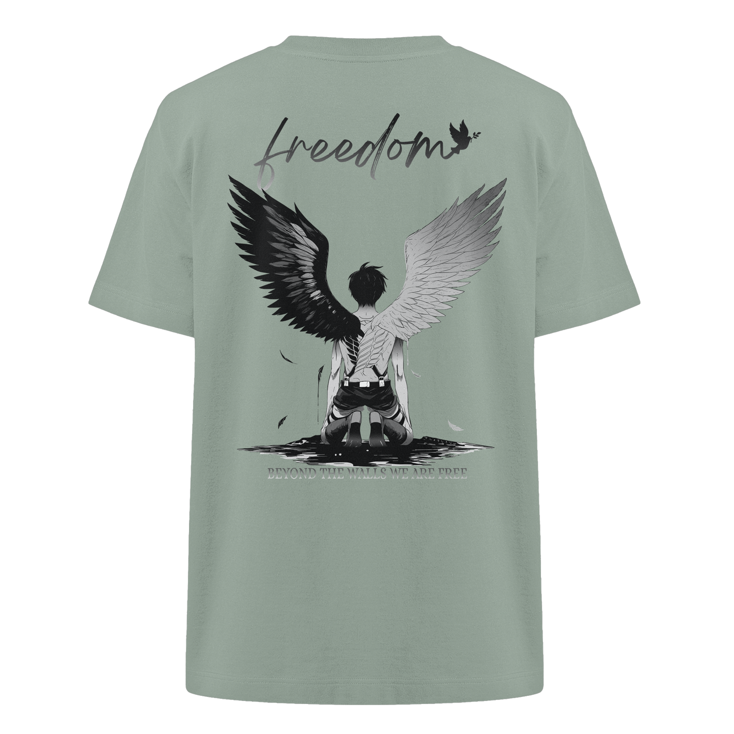 "Freedom" Back Heavy Oversized Organic Shirt