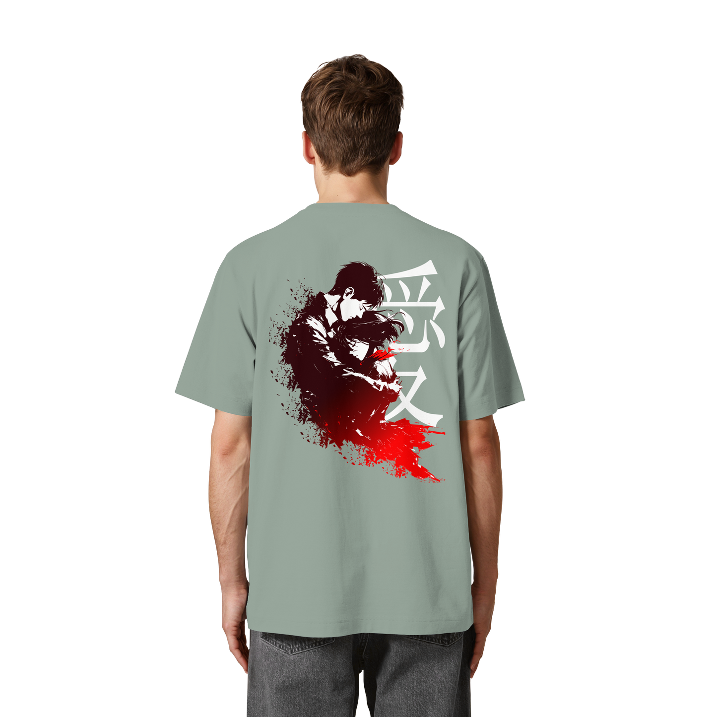 "Bound by Fate" Back Heavy Oversized Organic Shirt