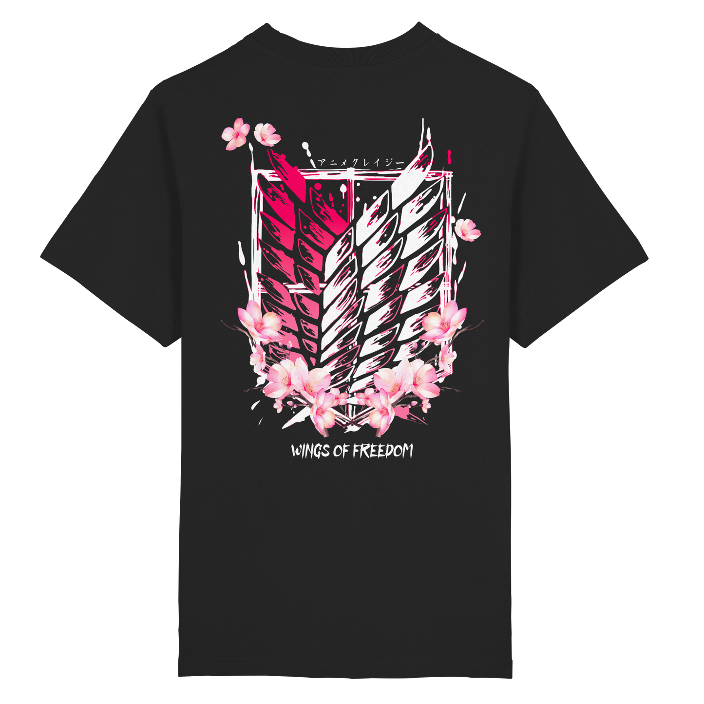 "Petals of Liberation“ Back Heavy Oversized Organic Shirt