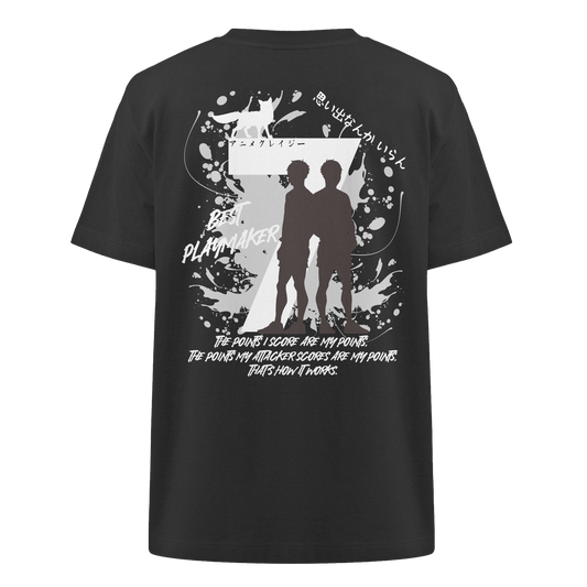 "Best Playmaker" Back Organic Heavy Oversized Shirt