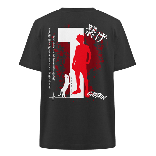 "Captain" Back Organic Heavy Oversized Shirt