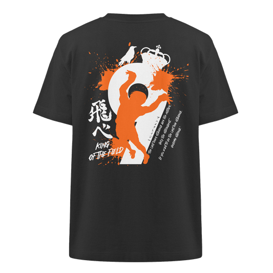 "King Of The Field 2.0" Back Organic Heavy Oversized Shirt