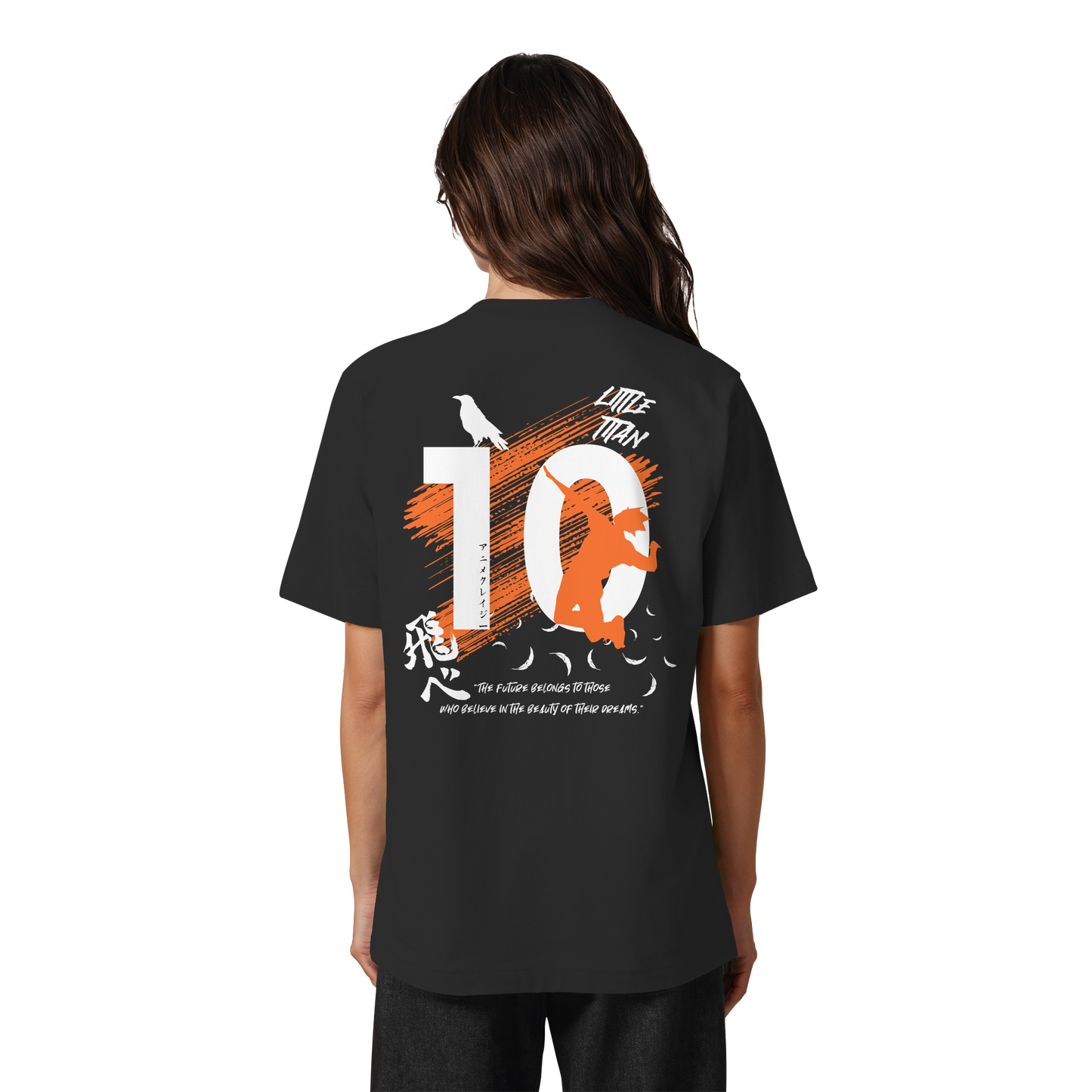 "Little Titan" Back Organic Heavy Oversized Shirt