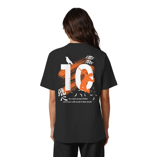 "Little Titan" Back Organic Heavy Oversized Shirt