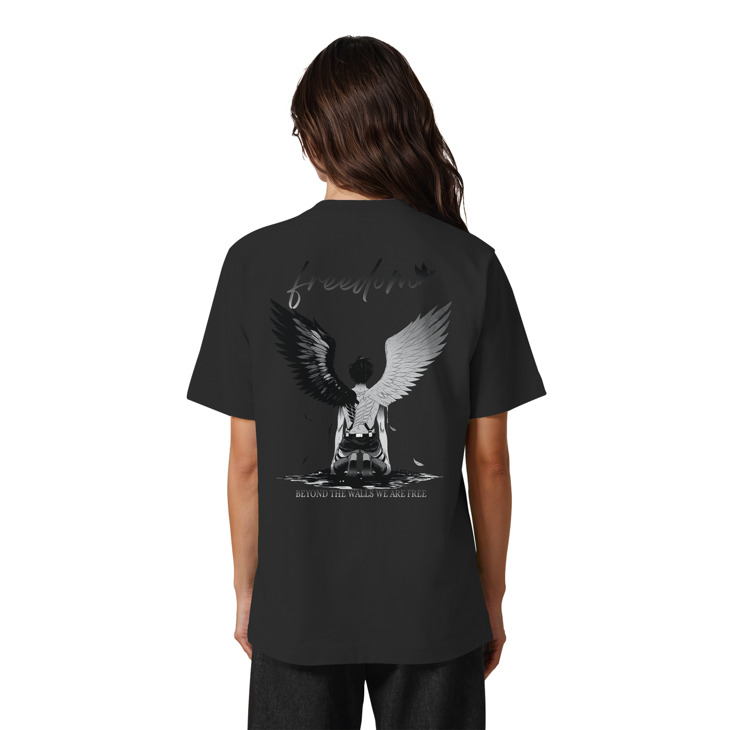 "Freedom" Back Heavy Oversized Organic Shirt