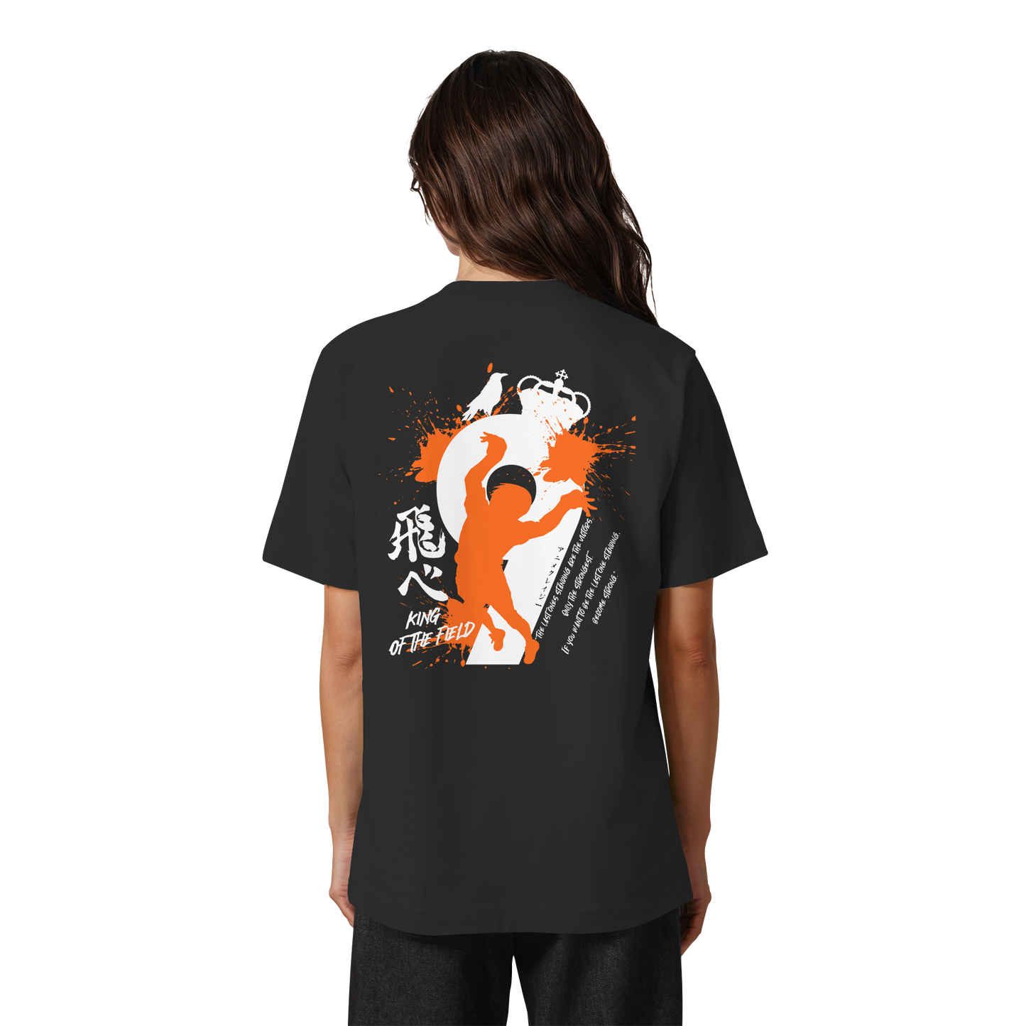 "King Of The Field 2.0" Back Organic Heavy Oversized Shirt