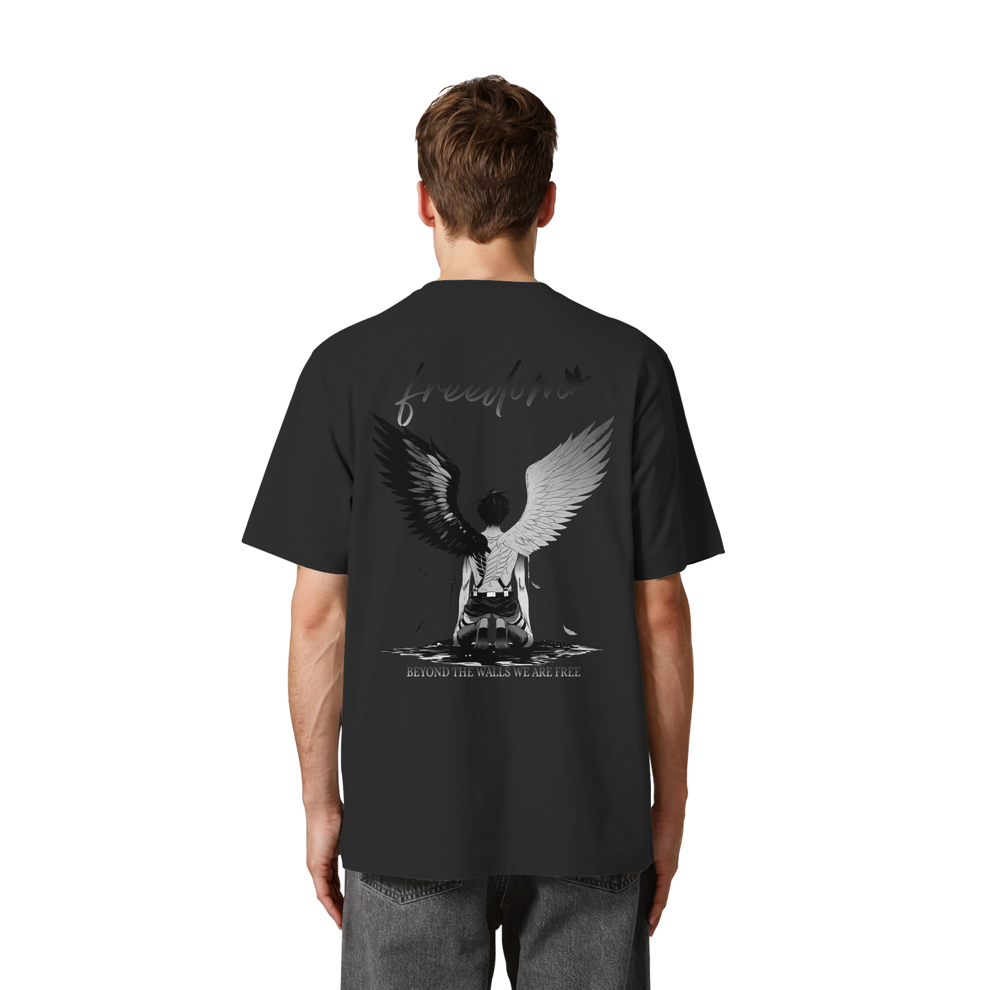 "Freedom" Back Heavy Oversized Organic Shirt