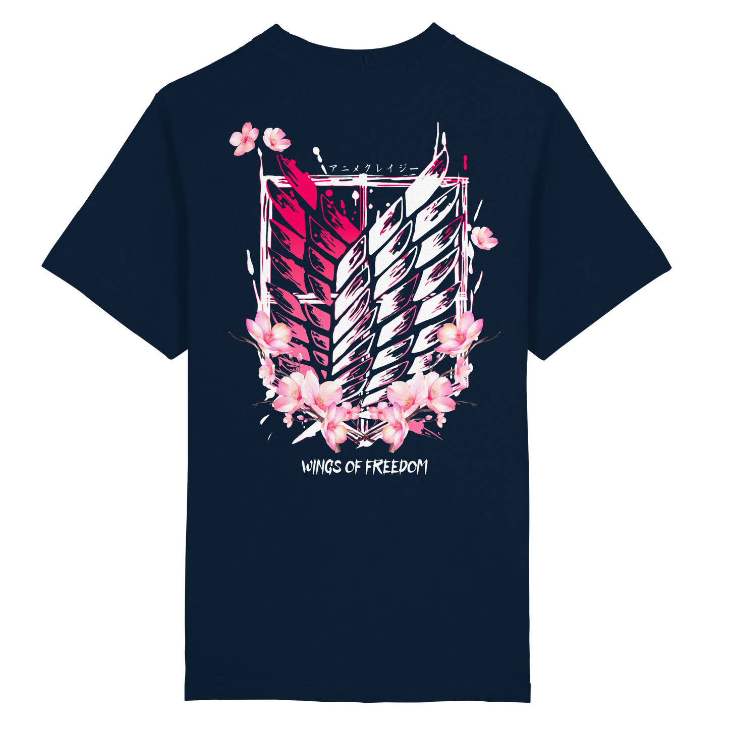 "Petals of Liberation“ Back Heavy Oversized Organic Shirt