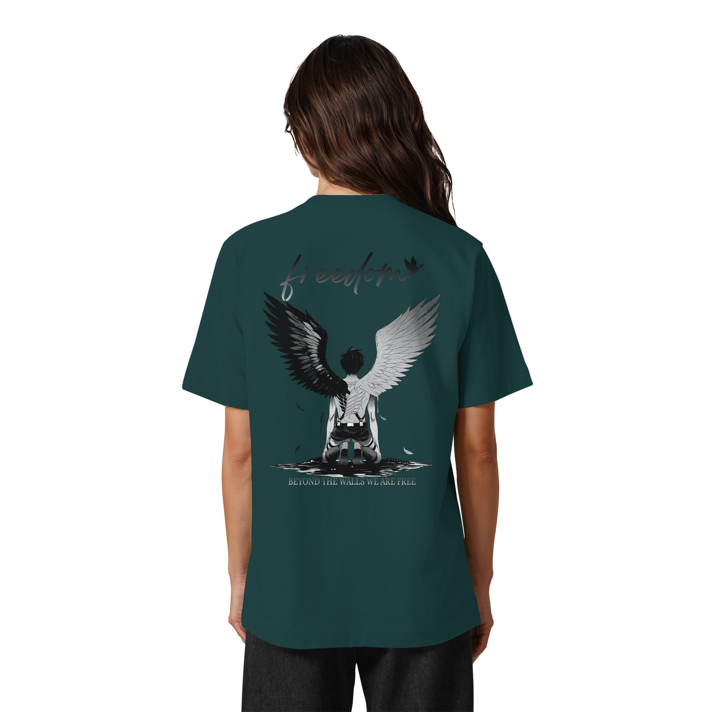 "Freedom" Back Heavy Oversized Organic Shirt