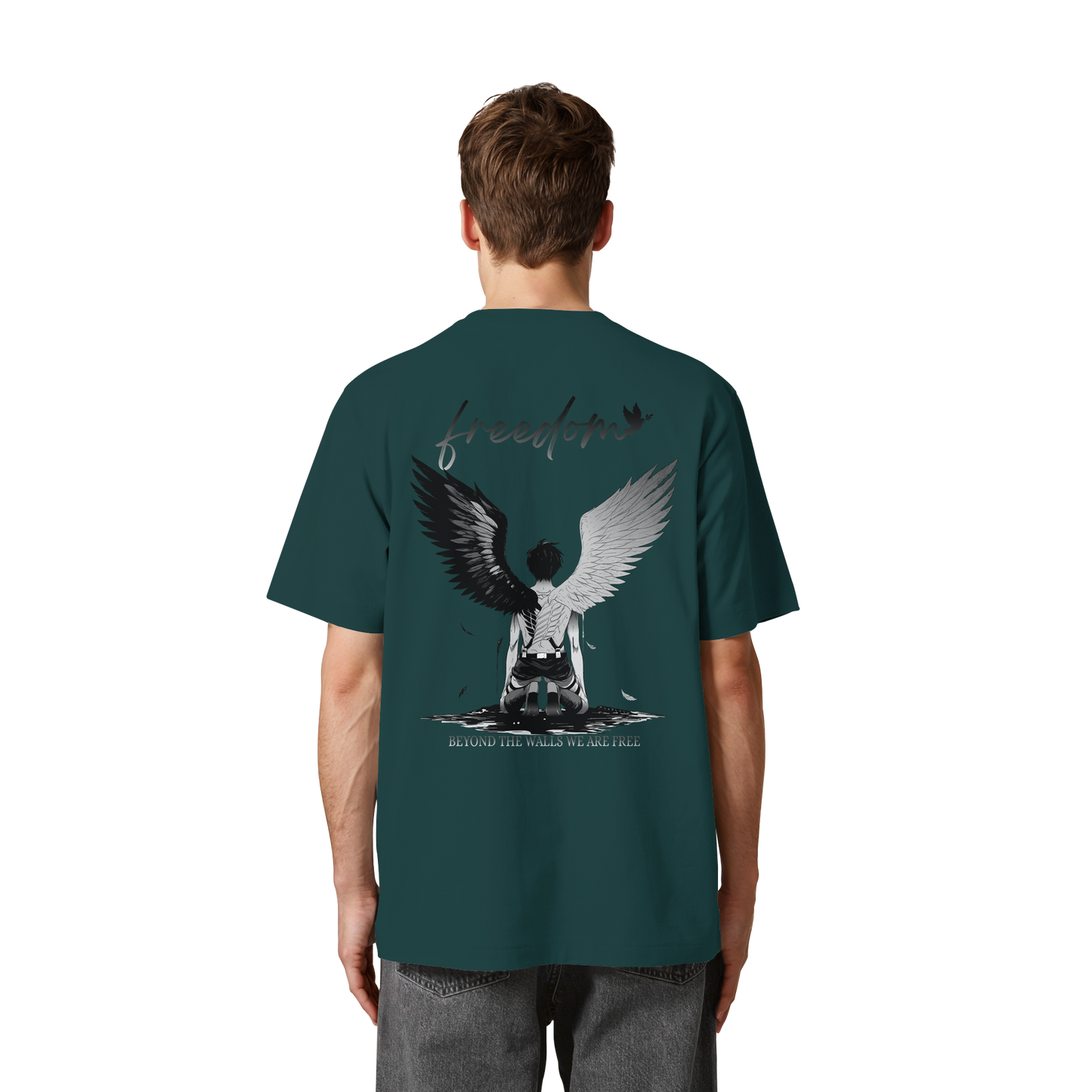 "Freedom" Back Heavy Oversized Organic Shirt