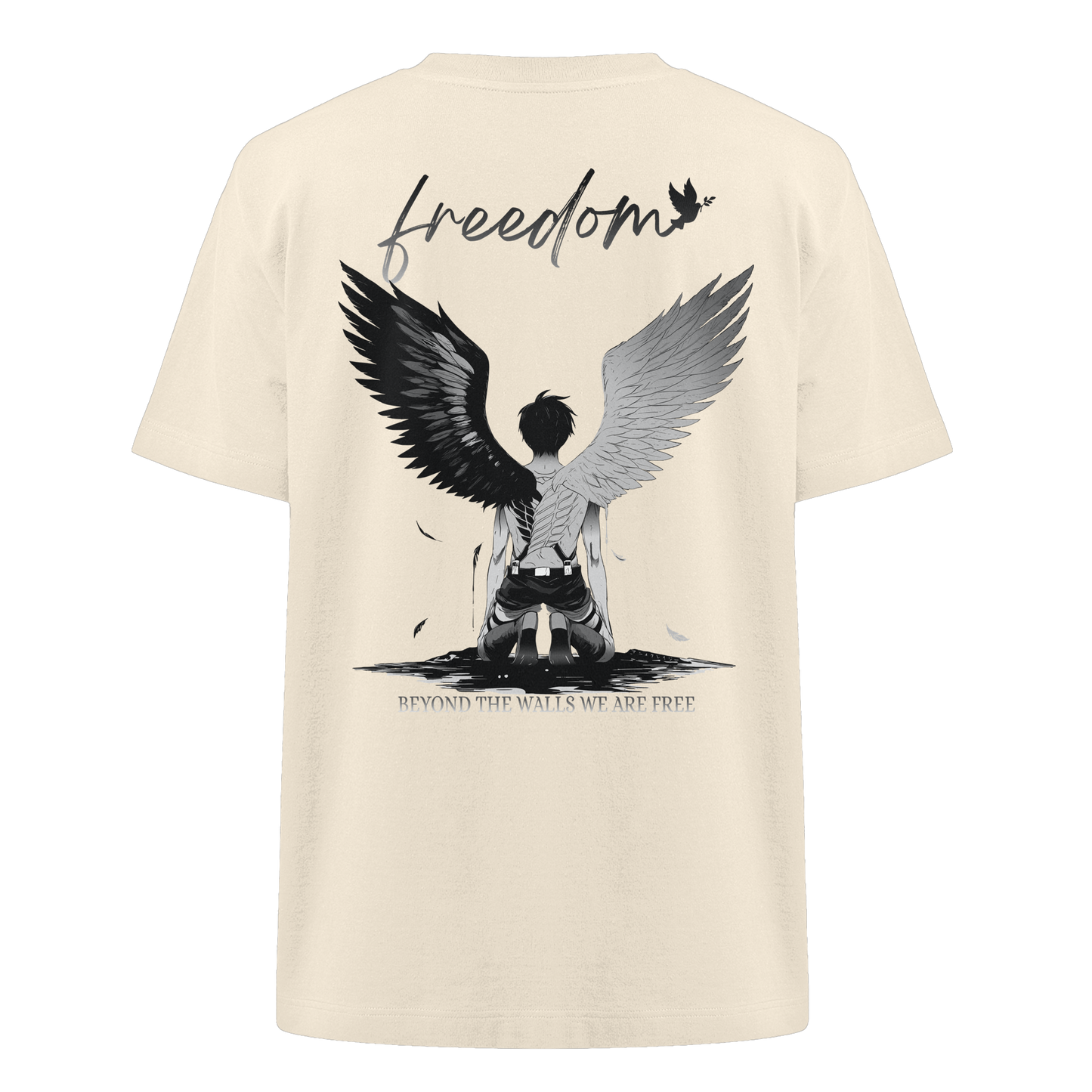 "Freedom" Back Heavy Oversized Organic Shirt