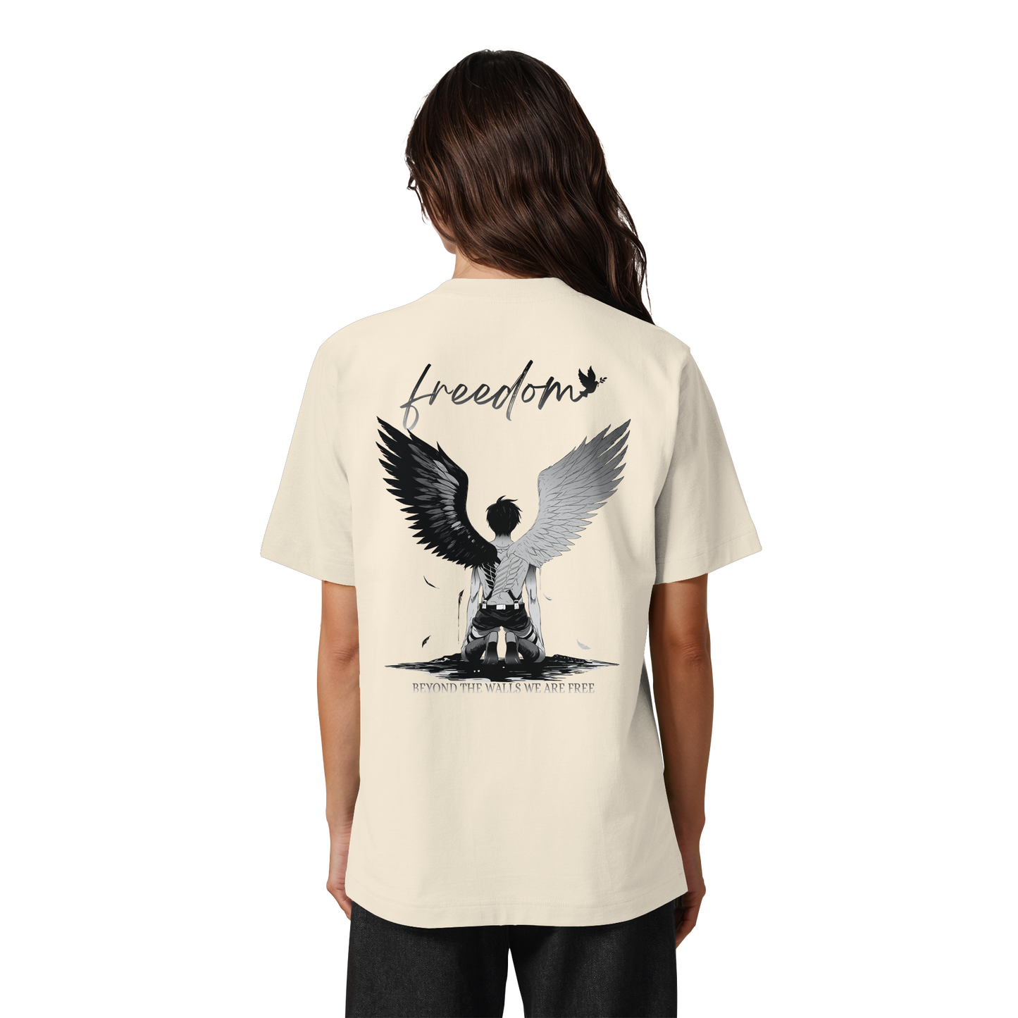 "Freedom" Back Heavy Oversized Organic Shirt