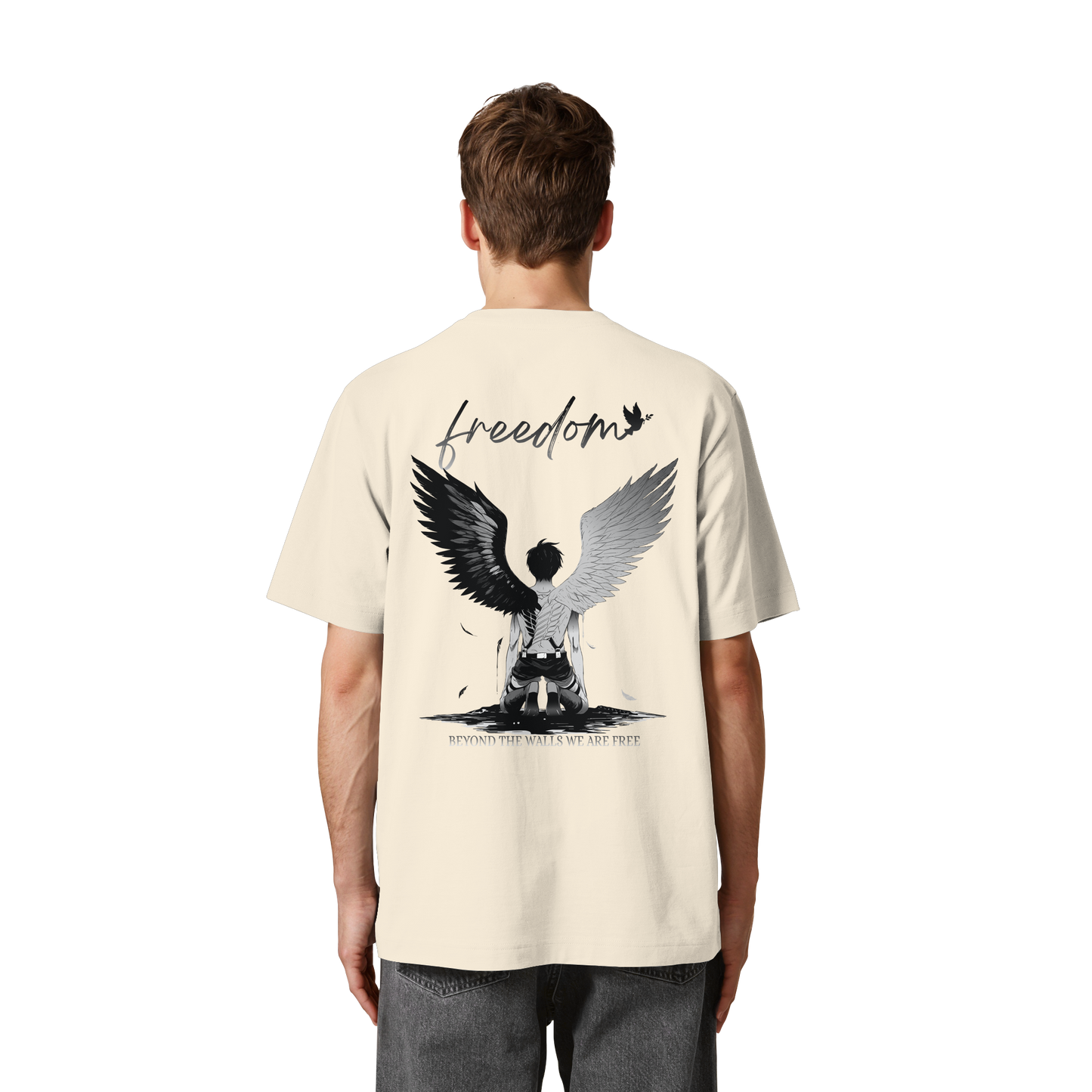 "Freedom" Back Heavy Oversized Organic Shirt